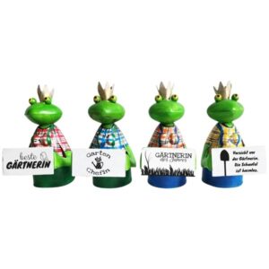 Zaunhocker Frosch Gärtnerin H: 21 cm