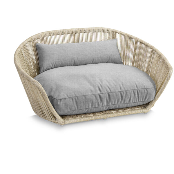 Laboni VOGUE Design-Hundebett SMOOTH In- und Outdoor - Black Silk