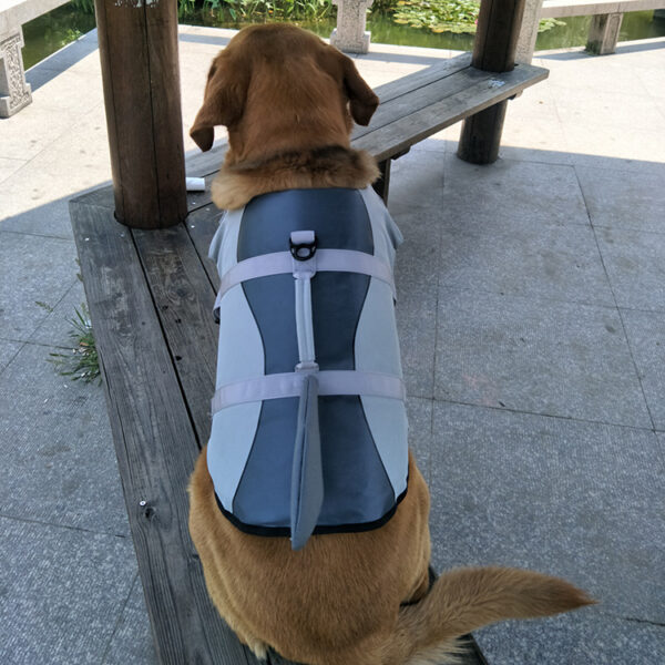 Haustier Schwimmweste Hai Meerjungfrau Badeanzug Hund Badeanzug Sicherheit Anzug Hund – Bild 3