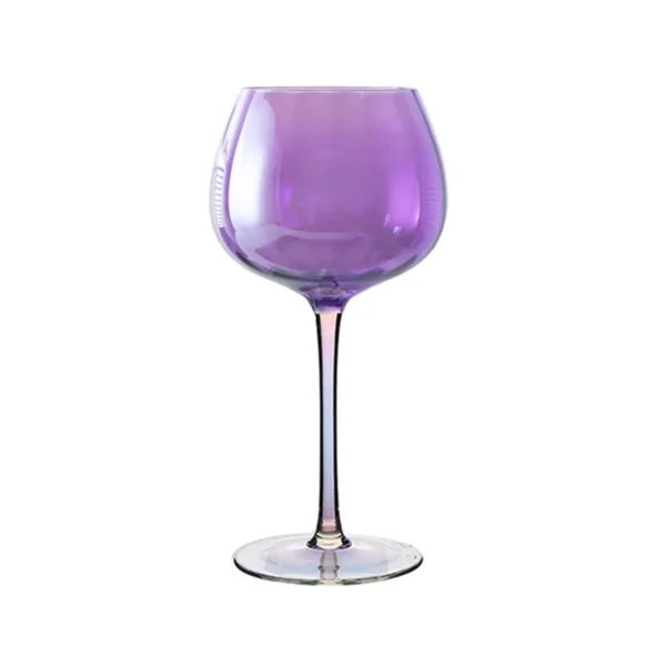 Britisches Lila Kelchglas-Set für Champagnergläser im nordischen Stil, neues leichtes Luxus-Weinglas aus Kristall – Bild 6