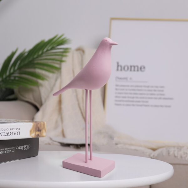 Minimalist Vogel home decoration ornaments rose H. 23.8 cm – Bild 6