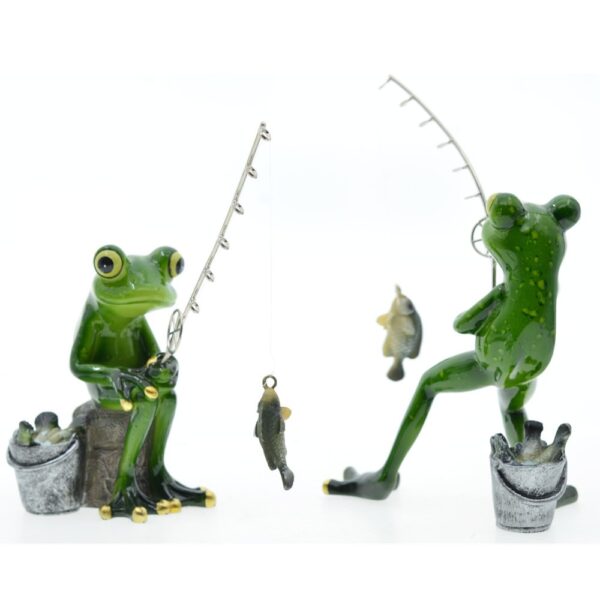 Froschdeko Angler – Bild 4