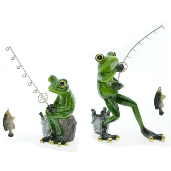Froschdeko Angler