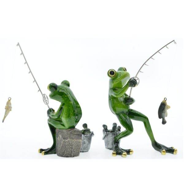 Froschdeko Angler – Bild 3