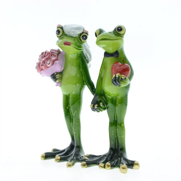 Froschpaar Hochzeit Brautpaar – Bild 5
