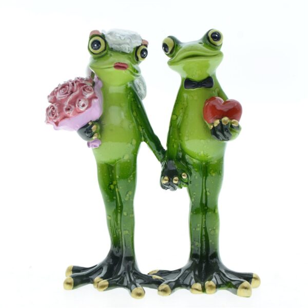 Froschpaar Hochzeit Brautpaar