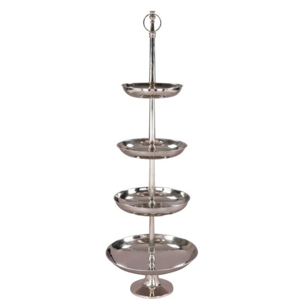 Silber 4 -Story -Diener H: 150 cm