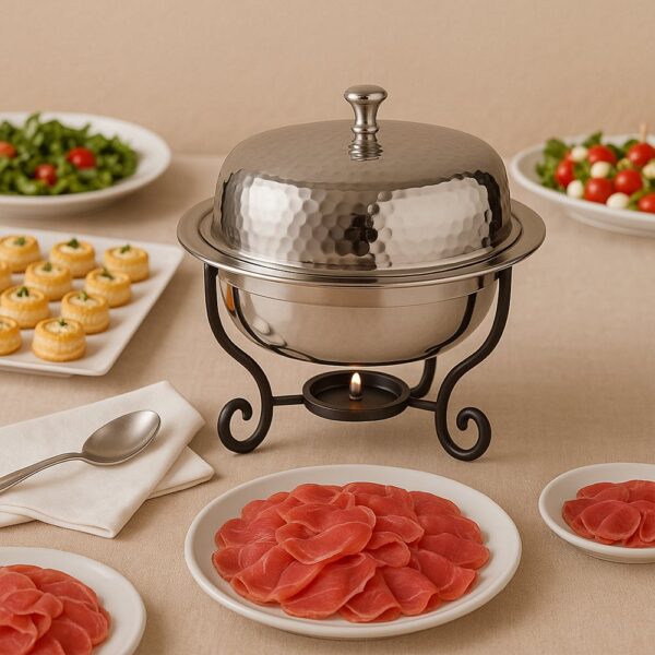 Warmhalteschüssel – Elegantes und funktionales Chafing Dish 1 Liter – Bild 2