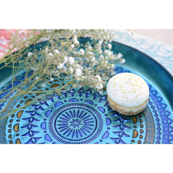 Plateau Bleu Coachella 34,5x34.5x4,5 cm – Bild 2
