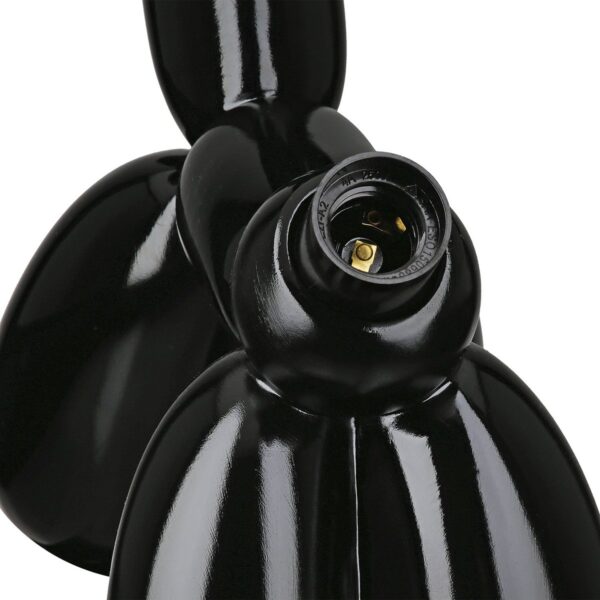 Gilde Tischleuchte Ballon Hund Scotty schwarz H: 35,5 cm – Bild 5