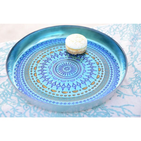 Plateau Bleu Coachella 34,5x34.5x4,5 cm – Bild 4