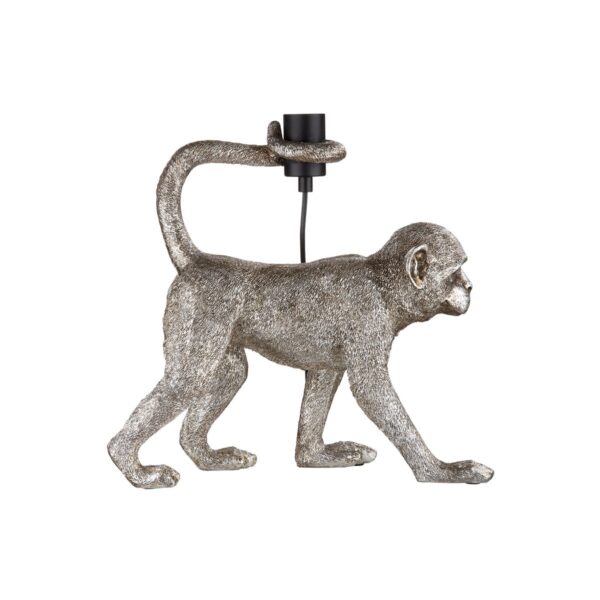 Gilde Stilvolle Lampe "Monkey" – Antik Silber – Bild 5