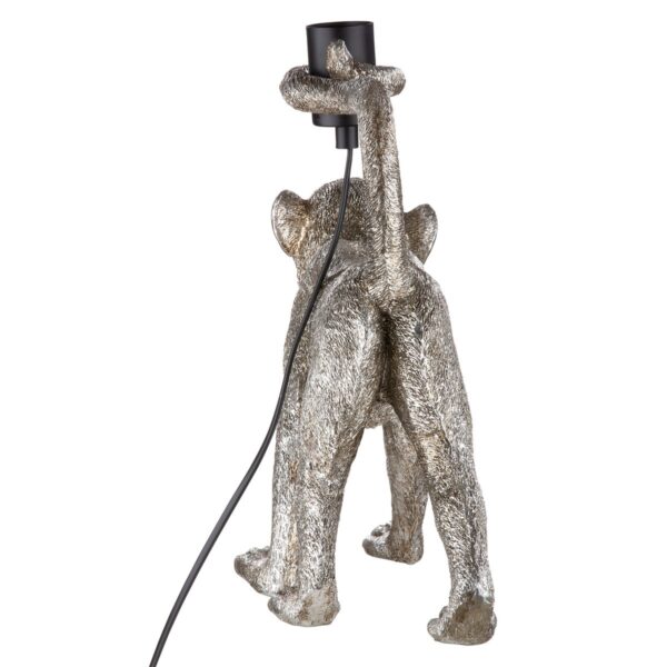 Gilde Stilvolle Lampe "Monkey" – Antik Silber – Bild 6