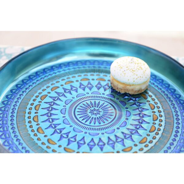 Plateau Bleu Coachella 34,5x34.5x4,5 cm – Bild 3